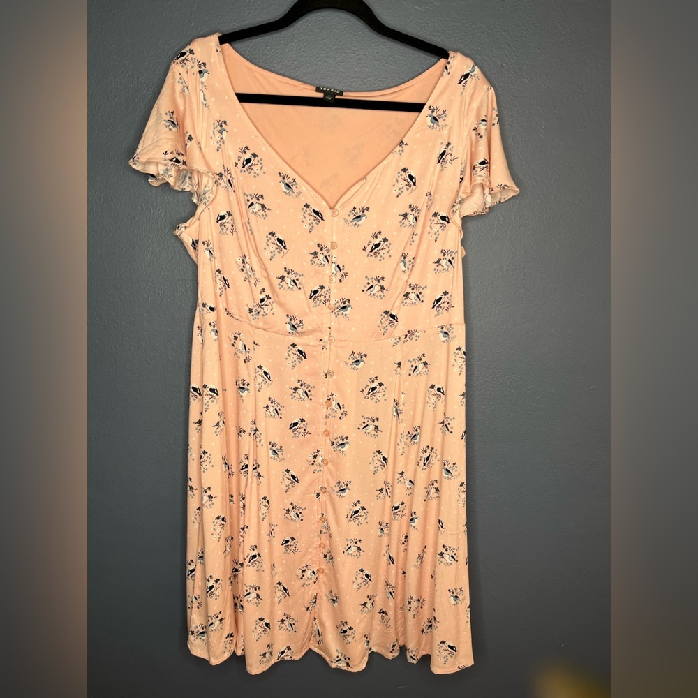 Floral Peach Dress